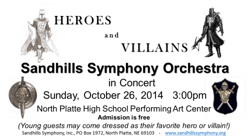 Poster 2014 - Fall- Heroes and Villains